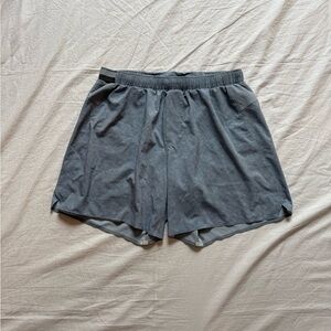 Light blue lined Lululemon running shorts Men’s L